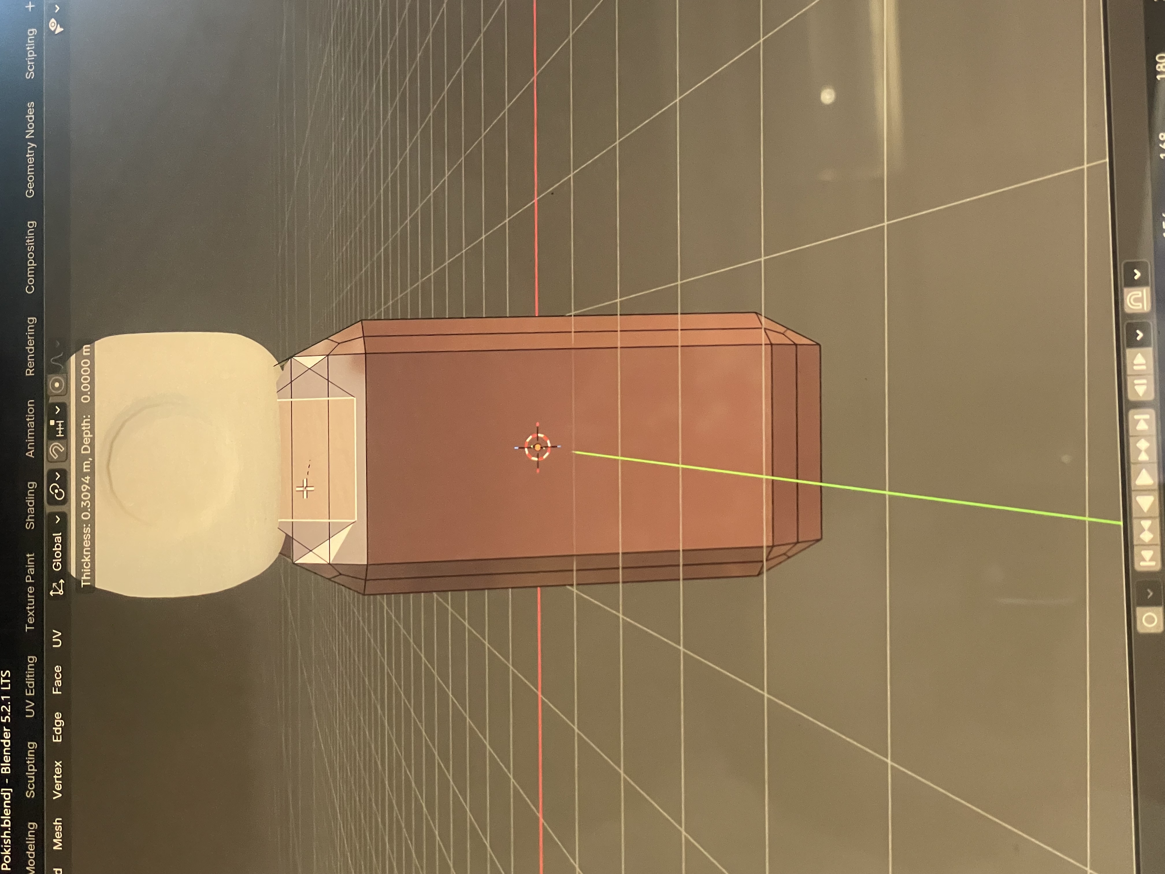 Adding a Neck to the Nail Polish Bottle in Blender - Process Testing